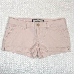 Abercrombie Low Rise Blush 2” Shorts